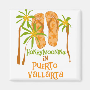 Honeymoon Puerto Vallarta Tshirts and Gifts Magnet