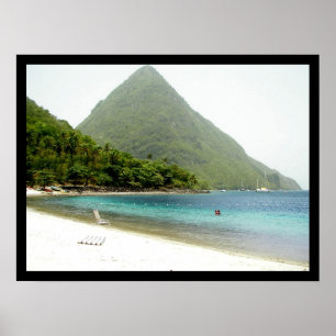 honeymoon, St Lucia Poster