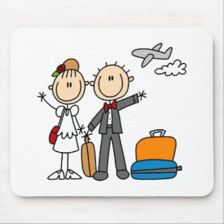 Honeymoon Time For The Bride And Groom Mousepad