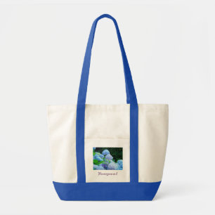 Honeymoon! Tote bag Blue Hydrangea Flowers