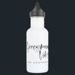 Honeymoon vibes 532 ml water bottle<br><div class="desc">Honeymoon Vibes design. Watercolor effect to make your honeymoon extra special. The perfect gift wedding for you soon to be married friend or just a treat for yourself. Part of a collection.</div>