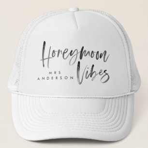 Honeymoon vibes trucker hat