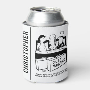 Honeymoon Wedding Night for Bride & Groom Can Cooler