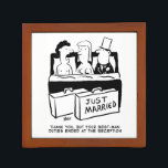 Honeymoon Wedding Night for Bride & Groom Desk Organizer<br><div class="desc">The Best Man,  or Groomsman,  is in bed with the Bride and and Bridegroom after a wedding on their Wedding Night,  or Honeymoon. The Bridegroom has to remind him that his wedding duties finished at the wedding reception!</div>