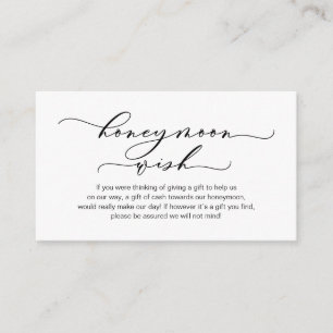 Honeymoon Wish, Modern romantic design Enclosure C