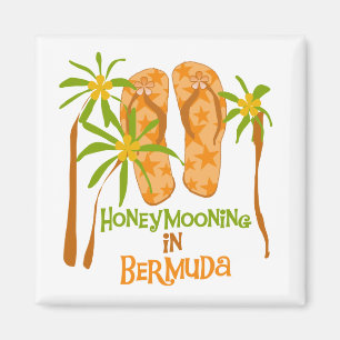 Honeymooning in Bermuda Magnet