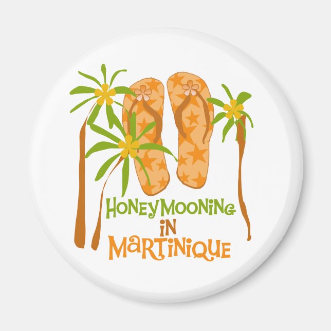 Honeymooning in Martinique Magnet (Front)