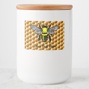 Honeypeb Honey Jar Bee Étiquettes