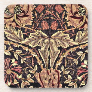 Honeysuckle, a William Morris vintage design Coaster