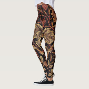 Honeysuckle, a William Morris vintage design Leggings