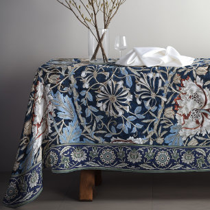 Honeysuckle Art Nouveau Floral Pattern Morris Tablecloth