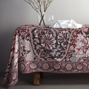 Honeysuckle Art Nouveau Floral Pattern Morris Tablecloth