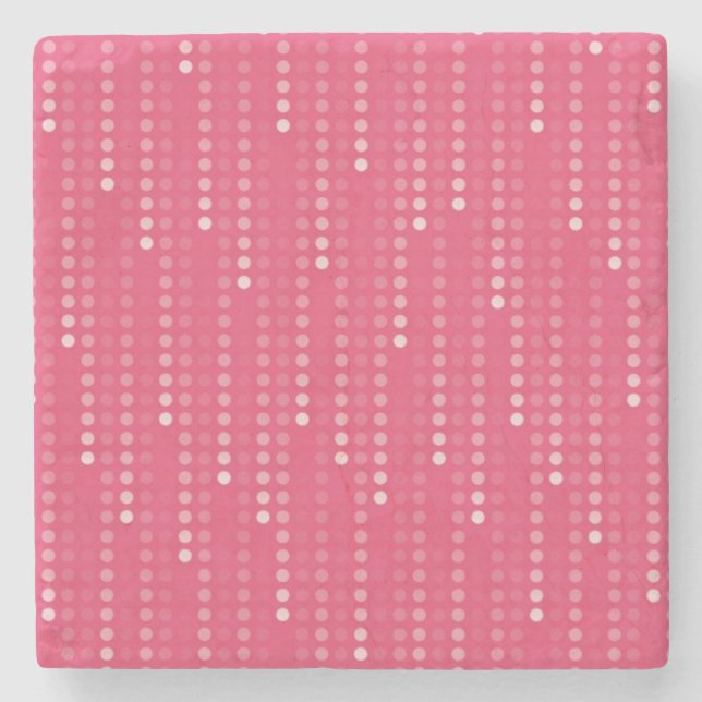 Honeysuckle background 2 stone coaster (Front)