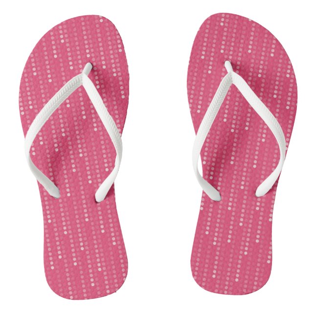 Honeysuckle background flip flops (Footbed)