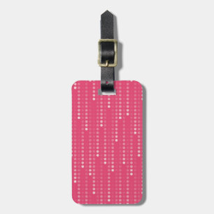 Honeysuckle background luggage tag