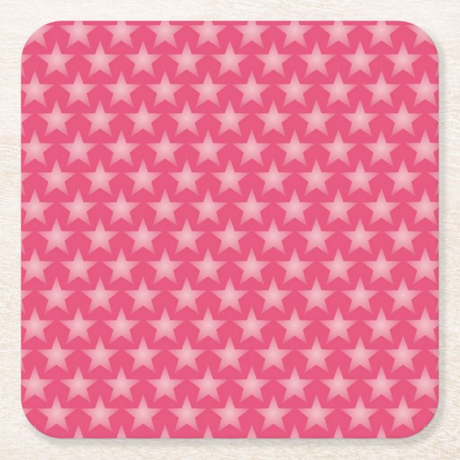 Honeysuckle background square paper coaster (Front)