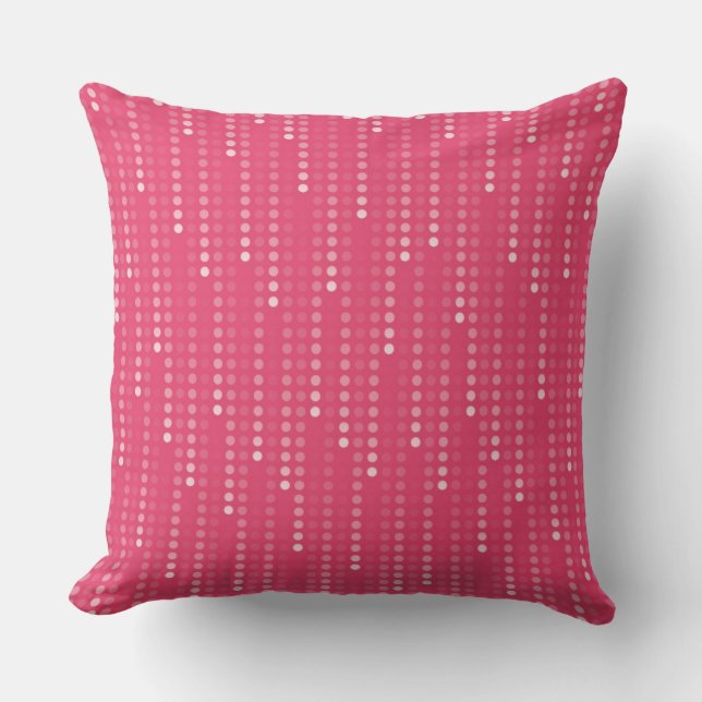 Honeysuckle background throw pillow (Front)