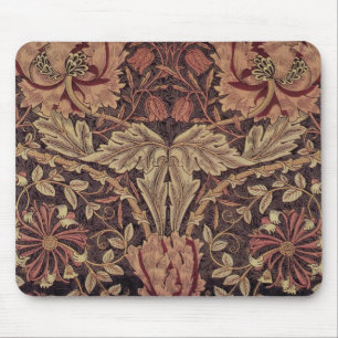 Honeysuckle by William Morris, Garden Flowers Art Mouse Pad