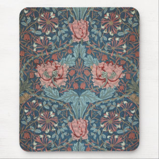 Honeysuckle by William Morris, Vintage Flowers Art Mouse Pad