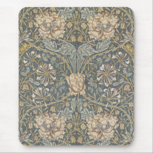 Honeysuckle by William Morris, Vintage Flowers Art Mouse Pad