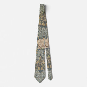 Honeysuckle by William Morris, Vintage Flowers Art Tie