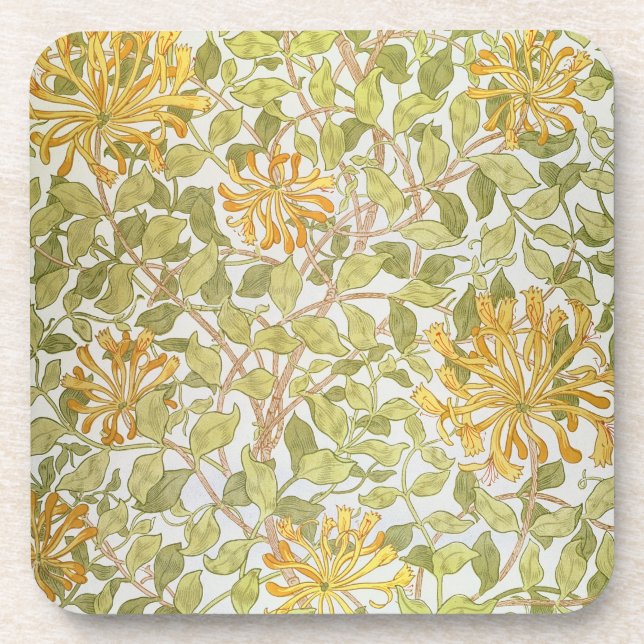 'Honeysuckle' design, 1883 Coaster (Front)