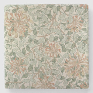 'Honeysuckle II' design Stone Coaster