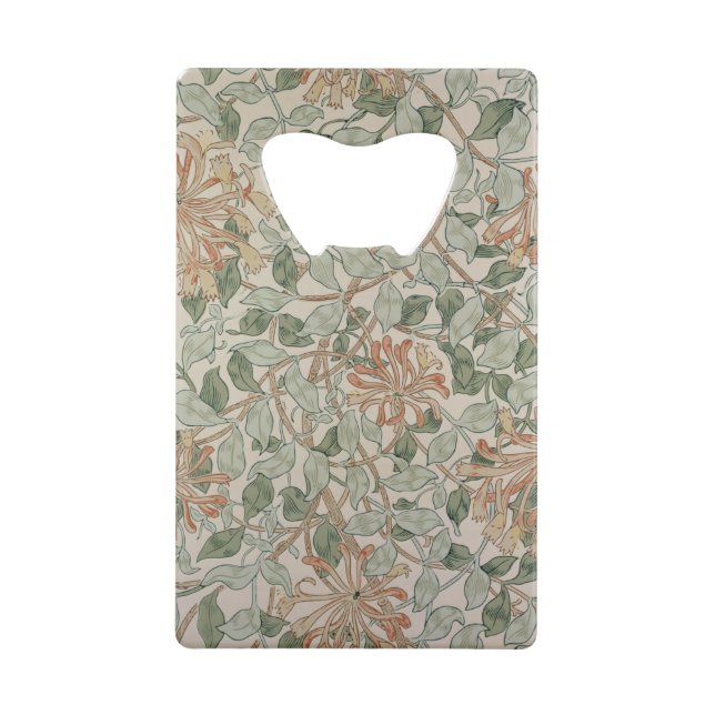'Honeysuckle II' design Wallet Bottle Opener (Front)