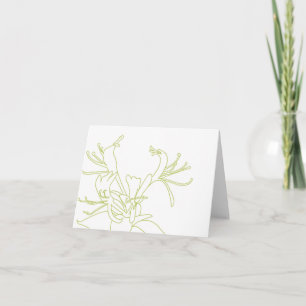HONEYSUCKLE Notecard