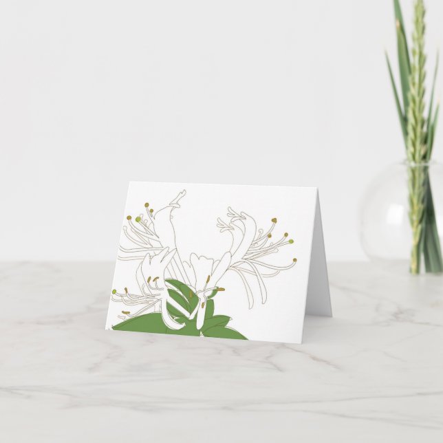 HONEYSUCKLE Notecard No. 2 (Front)
