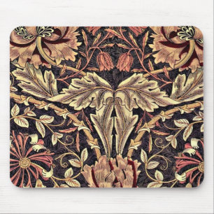 Honeysuckle, vintage pattern by William Morris Mouse Pad