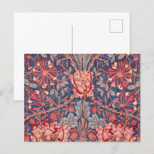 Honeysuckle, Wallpaper by William Morris Postcard