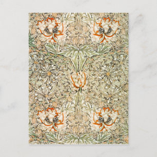 Honeysuckle, William Morris Postcard