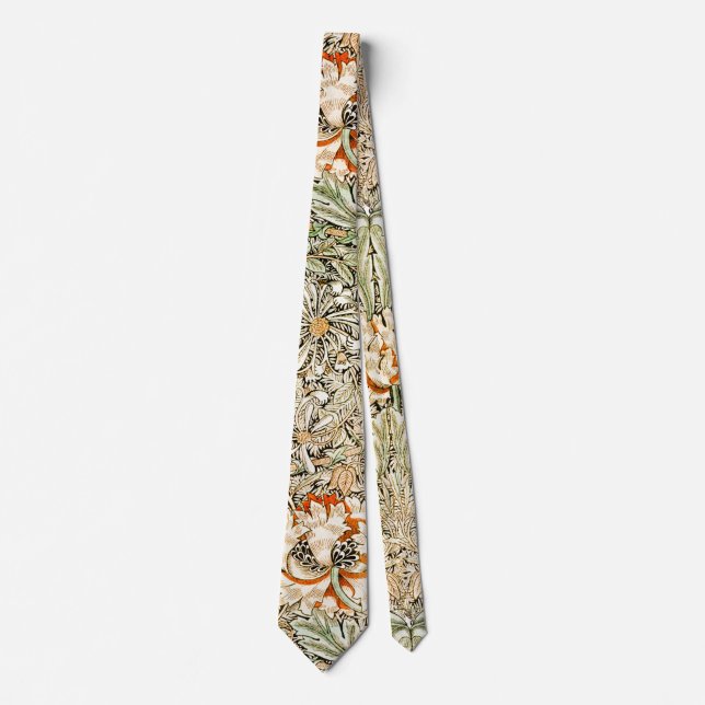 Honeysuckle, William Morris Tie (Front)