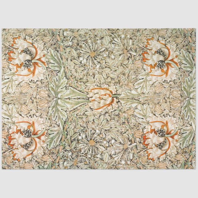 Honeysuckle, William Morris Tissue Paper (Front)