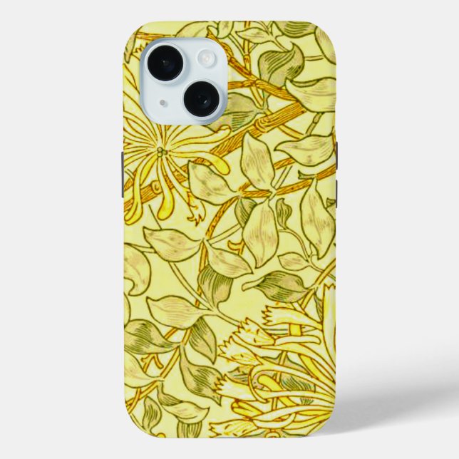 Honeysuckle Yellow by William Morris Case-Mate iPhone Case (Back)