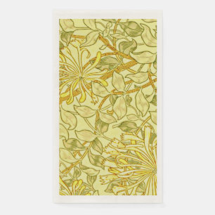 Honeysuckle Yellow by William Morris Napkin