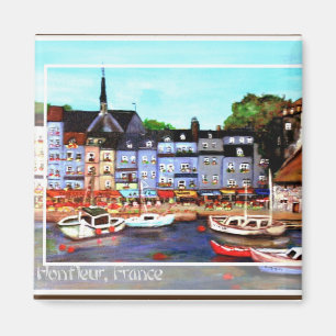 Honfleur, France Painting Magnet