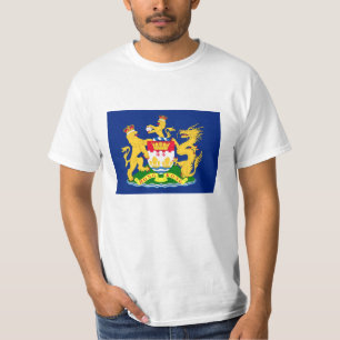 Hong Kong Autonomy Movement Flag - 龍獅香港旗 T-Shirt