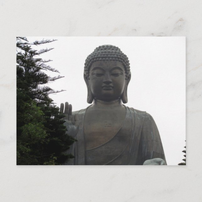 hong kong big buddha postcard (Front)