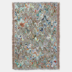 Hong Kong Boat Abstract 3, 2017 SVP Images Throw Blanket