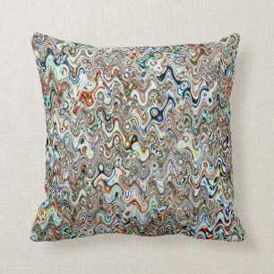 Hong Kong Boat Abstract 3, 2017   SVP Images Throw Pillow