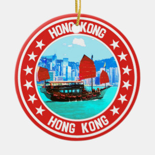 Hong Kong                                          Ceramic Ornament