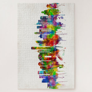 Hong Kong China Skyline Jigsaw Puzzle