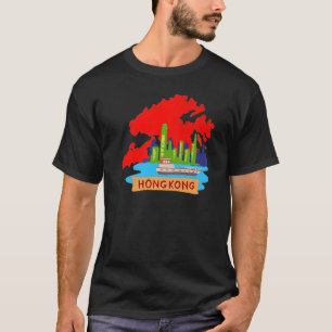 Hong Kong City China souvenir  for men women  6 T-Shirt