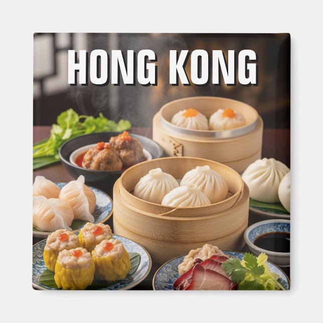 Hong Kong Dim Sum Magnet (Front)