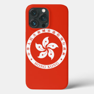 hong kong emblem iPhone 13 pro case