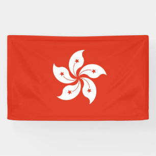 Hong Kong flag  Banner