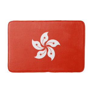 Hong Kong Flag Bath Mat