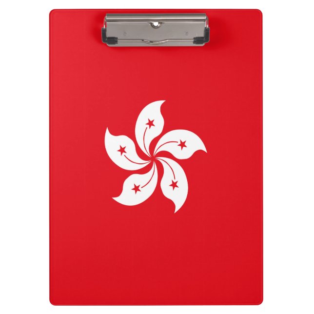 Hong Kong flag Clipboard (Front)